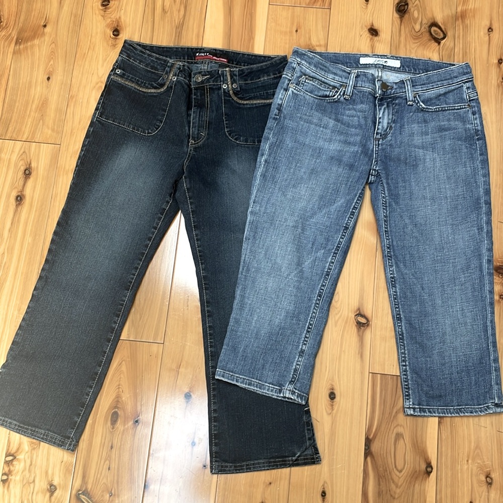 Joe’ Jeans and KIKIT Jeans
 Capri and Kicker lengths NWOT
Two for price of one!